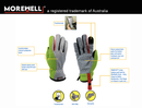 MOREWELL® BLUEBELL Ultra Anti-Slip Vinyl Dots Palm Gardening Gloves
