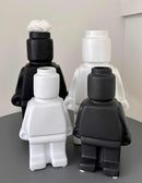 MOREWELL® Robot Ceramic Vase