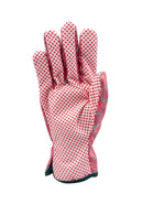 MOREWELL® SUNFLOWER BASIC Gardening Gloves  Pack of 2 Pink Leaf