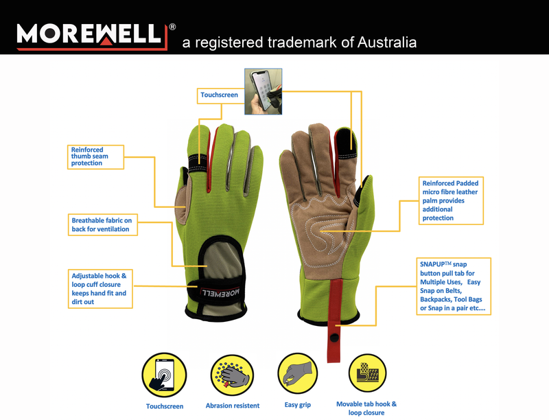 IRIS Series I Breathable Gardening Gloves| Reinforced Palm Protection |Specification