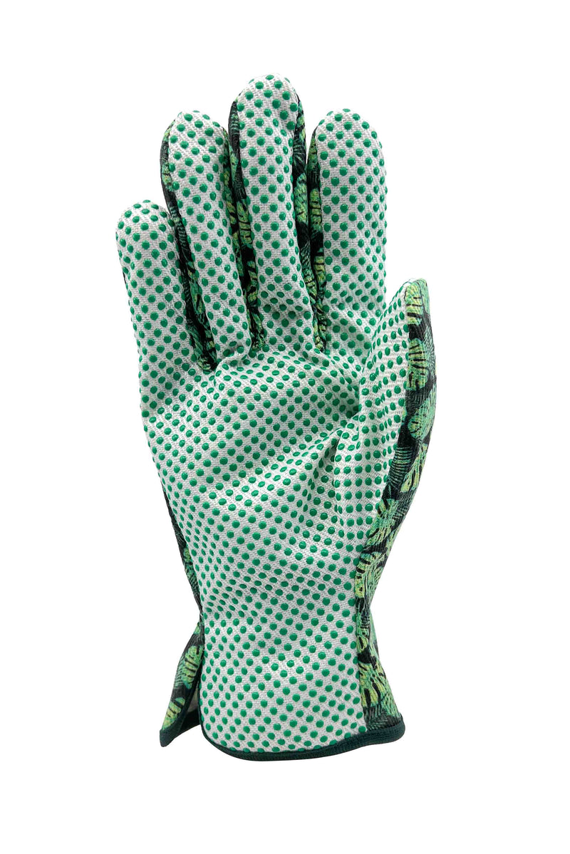 SUNFLOWER BASIC Gardening Gloves I Pack of 2 | Green Leaf