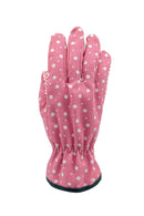 MOREWELL® SUNFLOWER BASIC Gardening Gloves  Pack of 2  Pink Dot