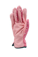MOREWELL® SUNFLOWER BASIC Gardening Gloves  Pack of 2  Pink Dot