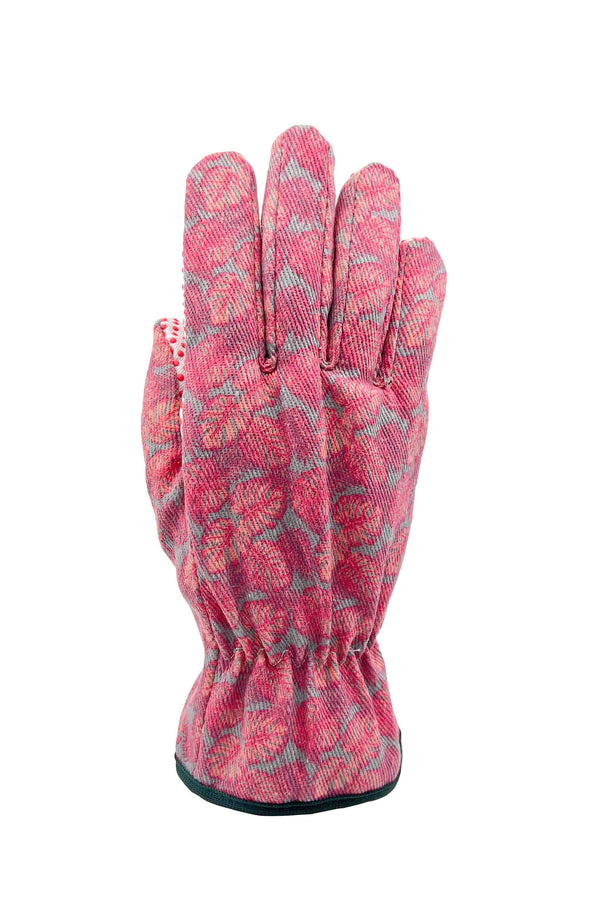 SUNFLOWER BASIC Gardening Gloves I Pack of 2 | Pink Leaf