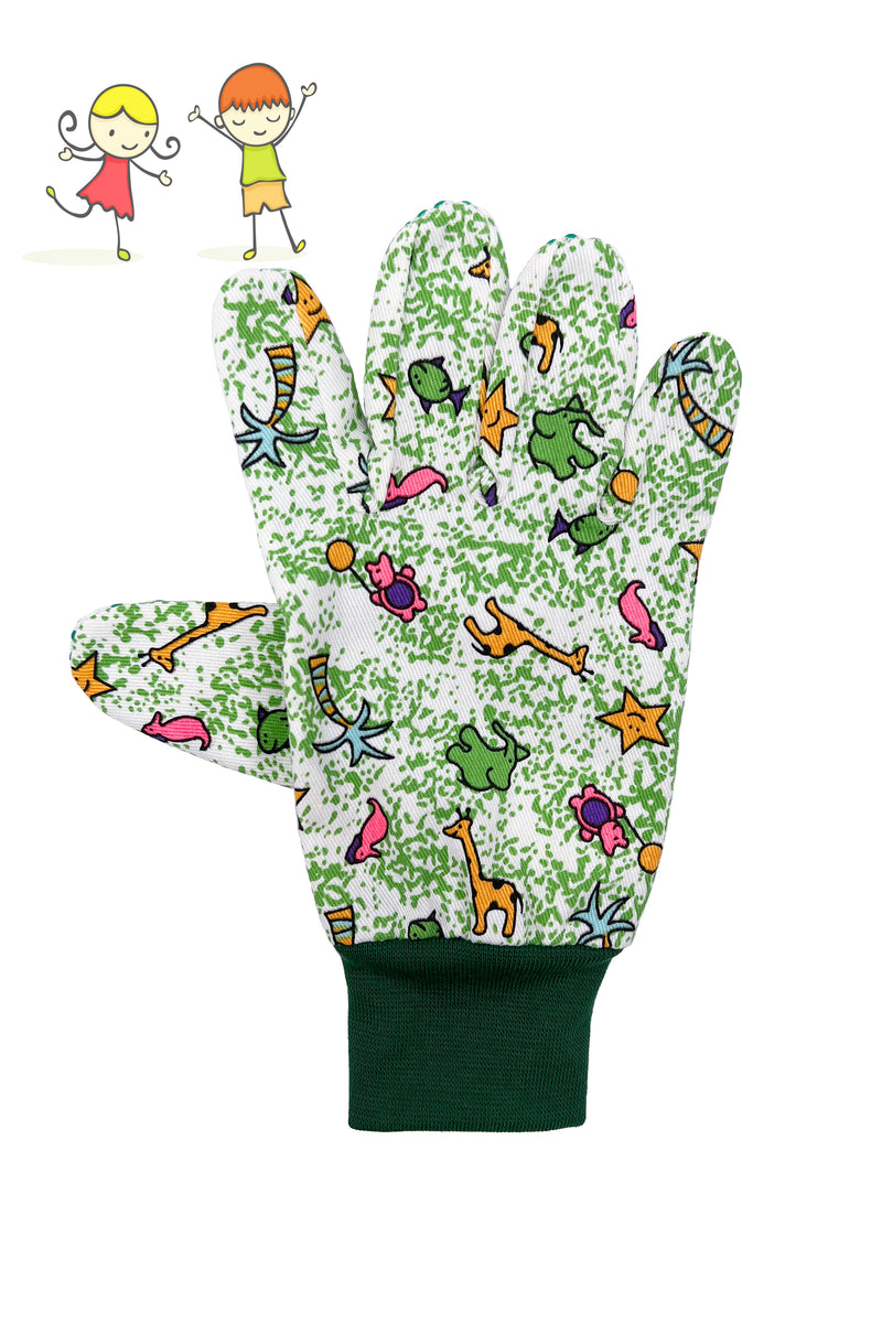 sunflower gardening gloves Sunflower Kids' Garden Gloves - Breathable Cotton, Vibrant 2-Pack