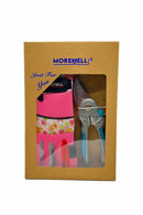 Morewell Pink Violet Garden Gift Set: Premium Gardening Gloves & Bypass Pruner