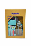 Morewell Azure Violet Garden Gift Set: Premium Gardening Gloves & Bypass Pruner