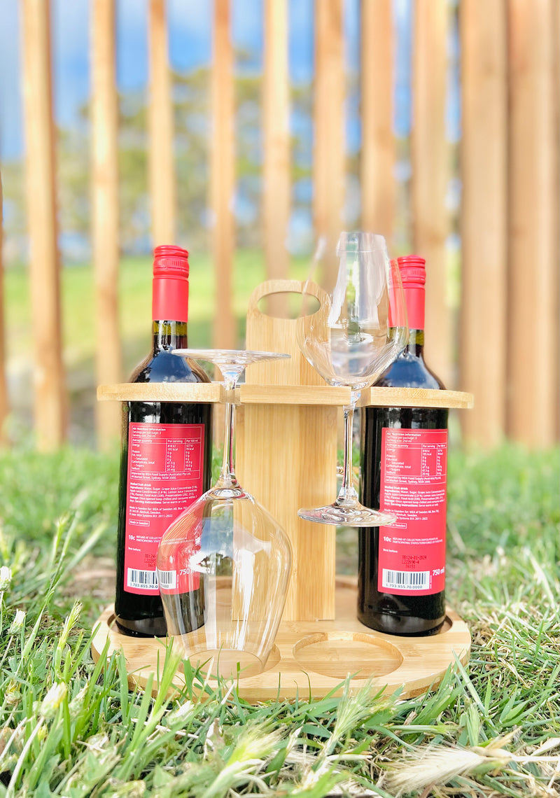 MOREWELL Agreable Picnic Wine Rack