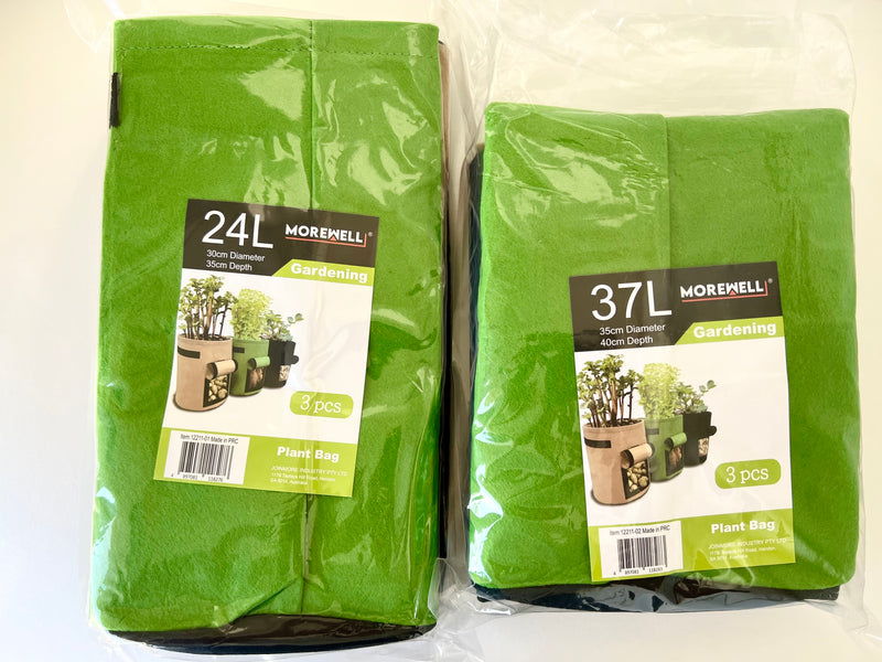 Morewell Plant Grow Bags (3 pcs ) | Potato Bag | Fabric Pot